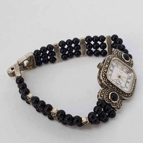 Main Line Time Watch Women 22MM Gray Dial Multicolor Band 6.5" New Battery - Picture 6 of 9